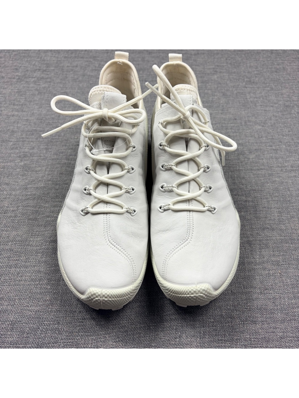 Ecco Biom White Leather Hiking Sneakers Size 40